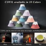 Red Ceramic Reusable Coffee Dripper - Mt. Fuji Design