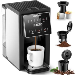 AIRMSEN Grind & Brew Coffee Maker with Grinder