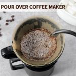 Ceramic Pour Over Coffee Maker with Flat Bottom