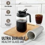 Zulay Cold Brew Coffee Maker with Mason Jar