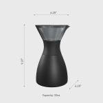 ASOBU® Insulated Pour-over Coffee Maker, Black