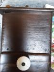 Vintage Wooden Coffee Grinder with Character