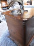 Vintage Wooden Coffee Grinder with Character