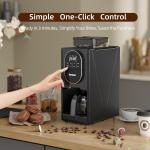 Programmable Coffee Maker with Built-In Grinder