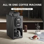 Programmable Coffee Maker with Built-In Grinder