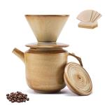 Pour Over Coffee Maker with V60 Filters Set