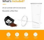 20 Oz Cold Brew Coffee and Tea Maker