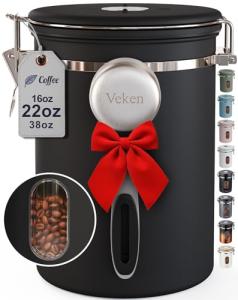 Veken Airtight Coffee Canister with Date Tracker