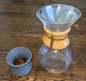 Classic 10" Glass Pour Over Coffee Maker