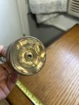 Vintage Brass Coffee Grinder from the 19th Century