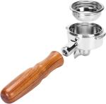 58mm Espresso Portafilter with Wood Handle