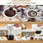 Double Layer Stainless Steel Pour Over Coffee Dripper