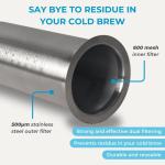 Cold Brew Coffee Maker with Carafe, 12 Servings