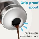 Cold Brew Coffee Maker with Carafe, 12 Servings