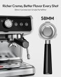 Euhomy Espresso Machine with Grinder and Frother