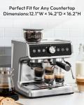 Euhomy Espresso Machine with Grinder and Frother