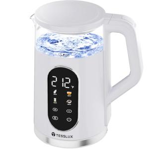 Tesslux Glass Electric Kettle with Temperature Control