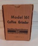 Hamilton Beach Vintage Glass Coffee Grinder Model 161