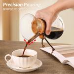 Heat-Resistant Borosilicate Glass Pour Over Maker