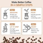 Heat-Resistant Borosilicate Glass Pour Over Maker