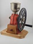 Elma Big Wheel Coffee Grinder with Wooden Base