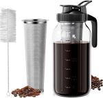 64oz Cold Brew Coffee Maker with Stainless Steel