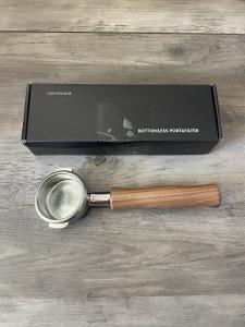 Normcore 58mm Bottomless Portafilter with Walnut Handle