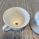 Ceramic Pour Over Coffee Maker Set - White