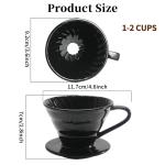 Ceramic Pour Over Coffee Maker for Travel