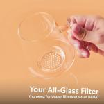 Over Brew XL Glass Pour Over Coffee Kit