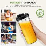 KOIOS 1000W Smoothie Blender & Coffee Grinder Combo