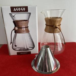AGOGO Pour Over Coffee Maker with Stainless Filter