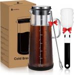 Carrottimes 48oz Cold Brew Coffee Maker with Handle