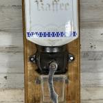 1920s German Wall Mount Coffee Grinder with Jar