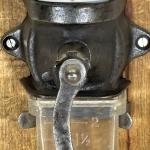 1920s German Wall Mount Coffee Grinder with Jar