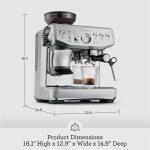 Breville Barista Impress Espresso Machine - Damson Blue