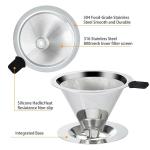 Stainless Steel Pour Over Coffee Dripper
