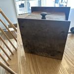 Vintage Peugeot Brothers Wooden Coffee Grinder