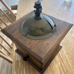 Vintage Peugeot Brothers Wooden Coffee Grinder