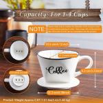 Ceramic Pour Over Coffee Maker for Easy Brewing