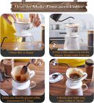 Ceramic Pour Over Coffee Maker for Easy Brewing