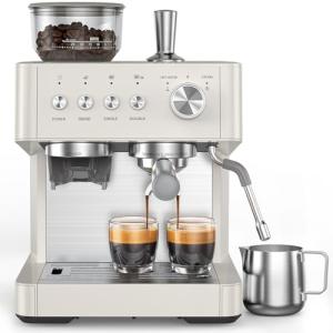Electactic 20-Bar Espresso Machine with Grinder