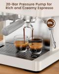 Electactic 20-Bar Espresso Machine with Grinder