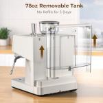 Electactic 20-Bar Espresso Machine with Grinder