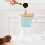Ceramic Pour Over Coffee Dripper with 3 Holes