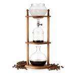 Nispira Cold Brew Coffee Drip Tower Iced Coffee Maker Wooden Stand 6–8 Cup