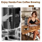 Foldable Coffee Stand Portable Aluminum Dripper Stand for Espresso & Pour Over