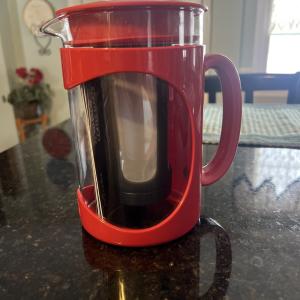 Primula Cold Brew Coffee Maker w/ Brew Filter 1.6 QT NEW No Box-Red