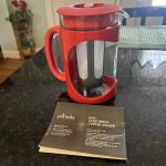 Primula Cold Brew Coffee Maker w/ Brew Filter 1.6 QT NEW No Box-Red