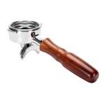 58mm Espresso Portafilter Compatible with La Marzocco Double Spouts Wood Handle